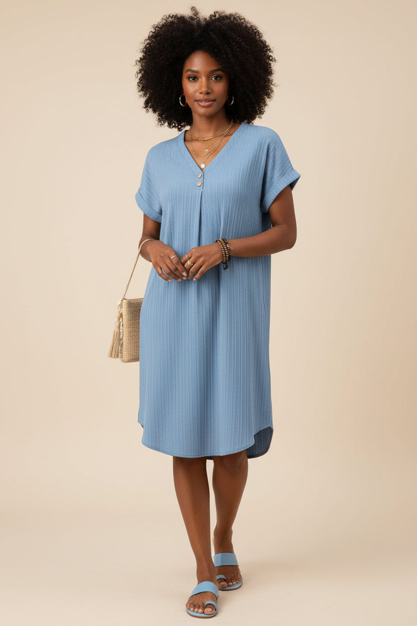 Zomerjurk V-Hals Dames | Elegant & Ademend | Marlena