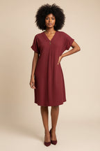Zomerjurk V-Hals Dames | Elegant & Ademend | Marlena