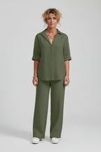 Katoenen Set Dames | Kantoor & Casual | Nellie