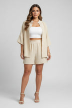 Zomerset Dames | Shorts & Overhemd | Jasmijn