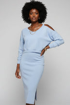 V-hals Set Dames | Top & Rok | Marit