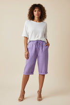 Korte Broek Dames - Stretch Zomerbroek met Zakken - Zara
