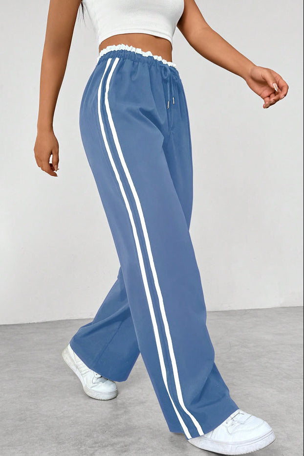 Joggingbroek Dames Dalia - Hoge Taille en Zijstrepen