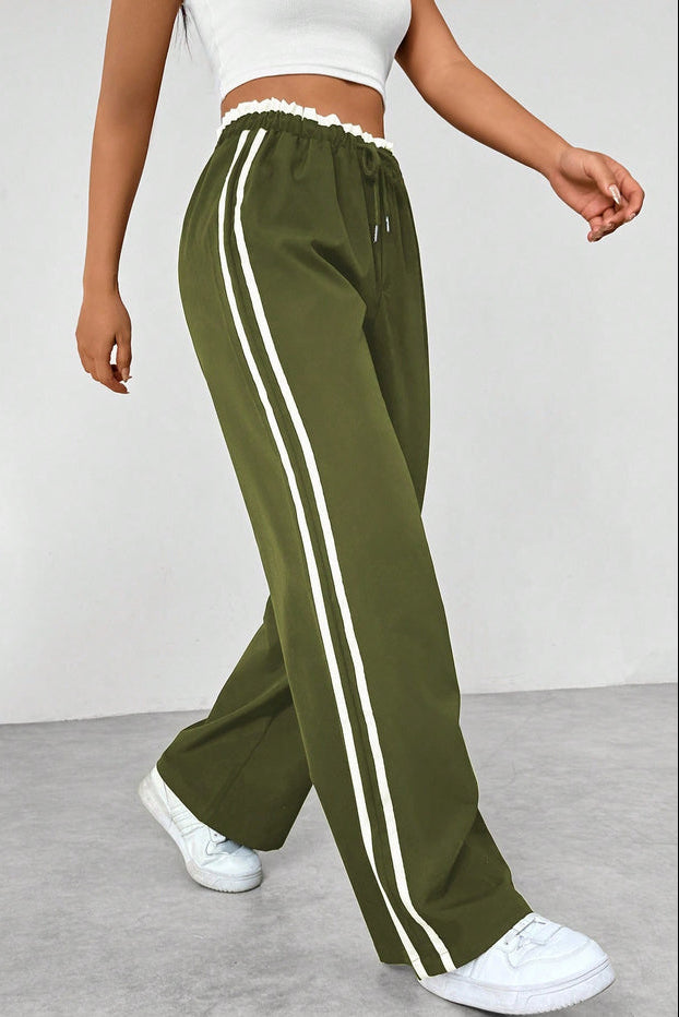 Joggingbroek Dames Dalia - Hoge Taille en Zijstrepen