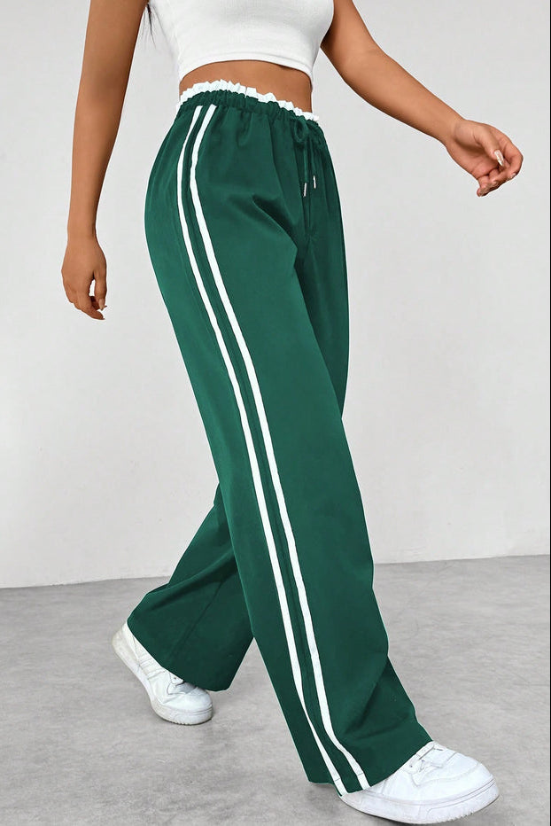 Joggingbroek Dames Dalia - Hoge Taille en Zijstrepen