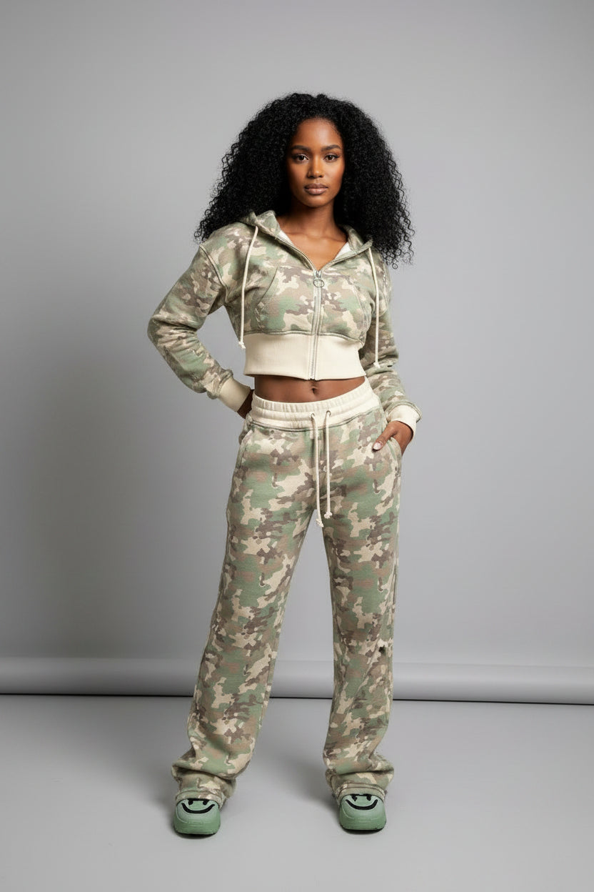 Joggingpak Dames Azura - Korte Hoodie en Jogger Broek