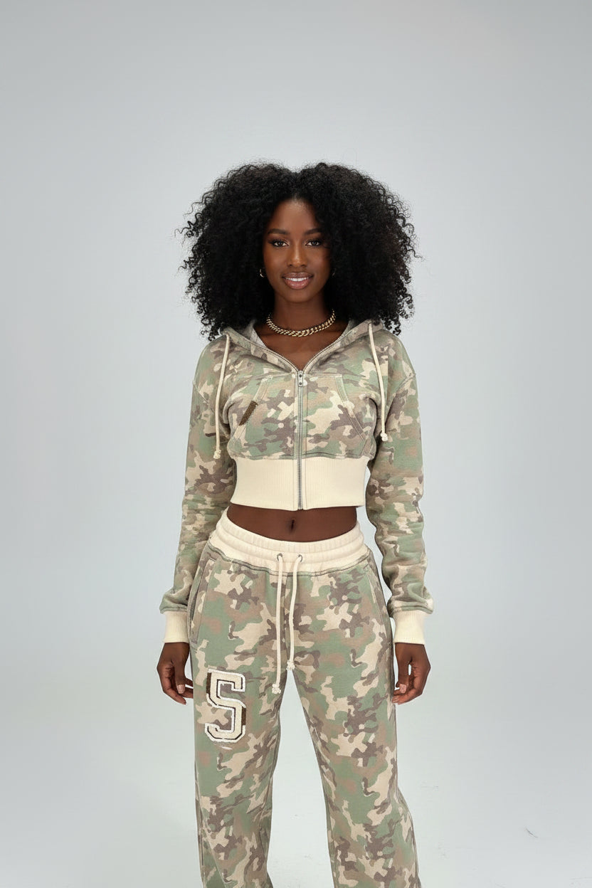 Joggingpak Dames Azura - Korte Hoodie en Jogger Broek
