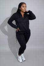 Joggingpak Dames Celine - Top met Rits en Jogger Broek