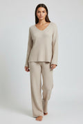 Joggingpak Dames Elin - Ribstof en Joggingbroek