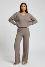 Joggingpak Dames Elin - Ribstof en Joggingbroek