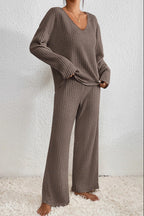 Joggingpak Dames Elin - Ribstof en Joggingbroek