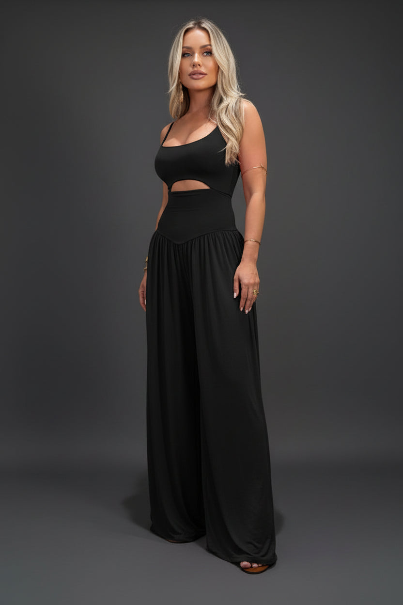 Jumpsuit Dames Cut-out Taille Open Rug Zomer | Mayara