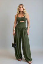 Jumpsuit Dames Cut-out Taille Open Rug Zomer | Mayara