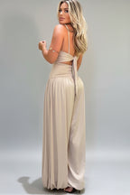 Jumpsuit Dames Cut-out Taille Open Rug Zomer | Mayara