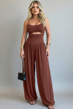 Jumpsuit Dames Cut-out Taille Open Rug Zomer | Mayara