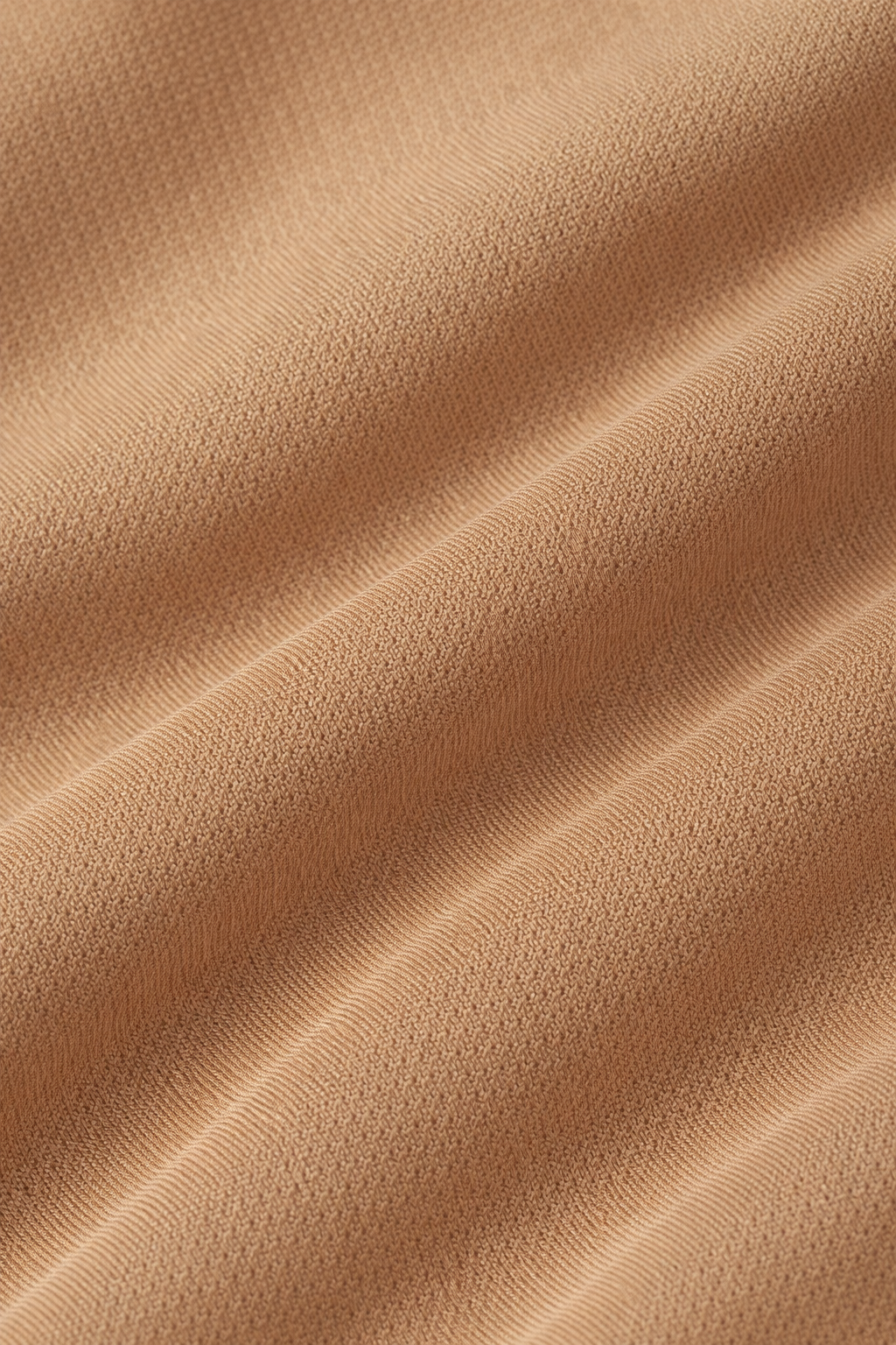 Getailleerde Blazer met Één Knoop — Robin – Camel – materiaal detail
