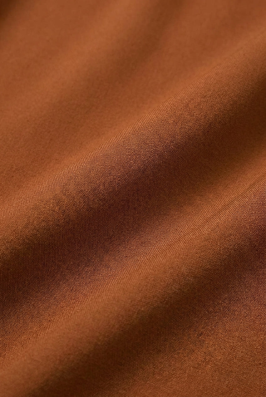 Maxi Jurk met V-hals en Split — Bo – detail