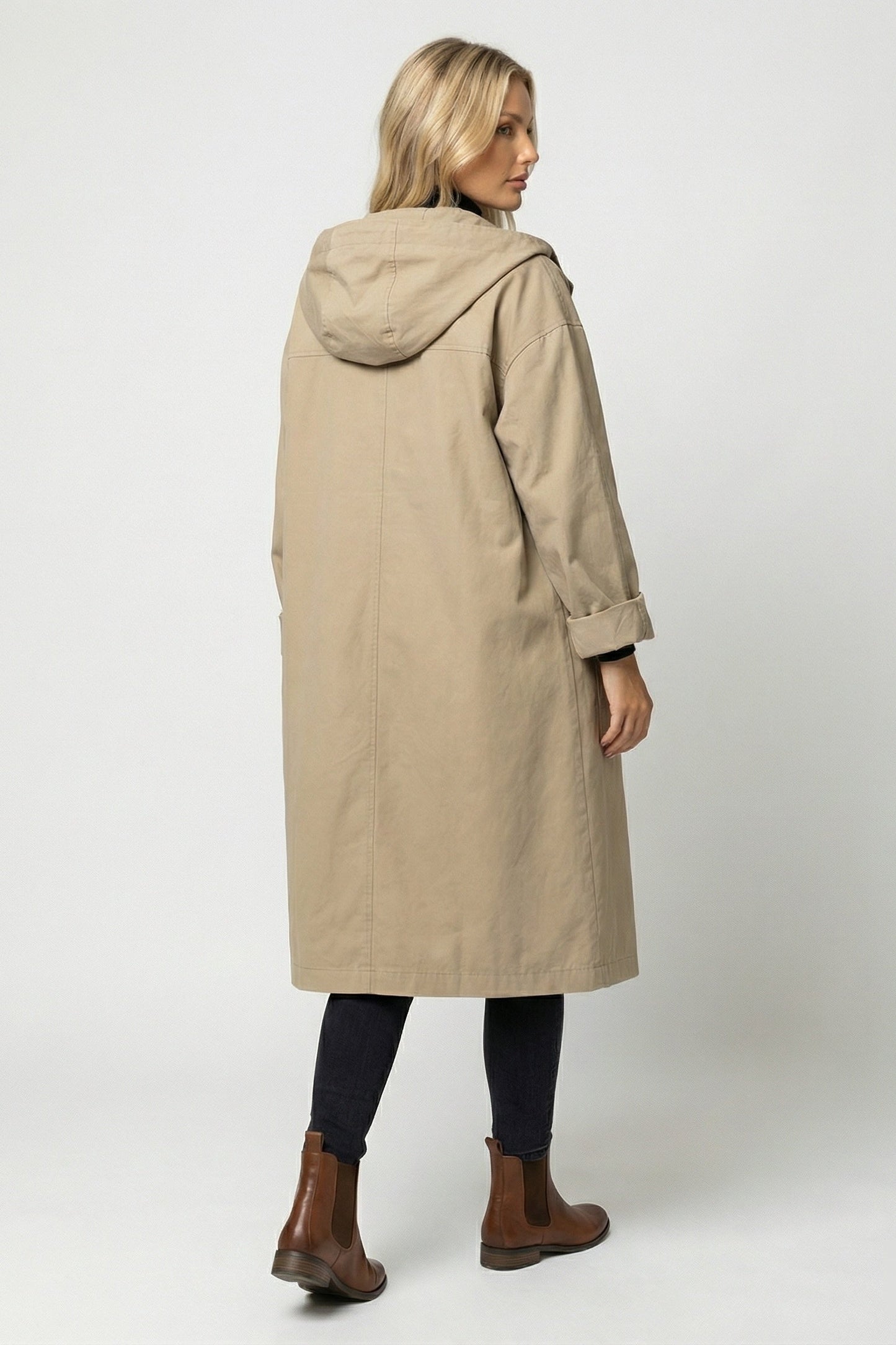 Lange Waterproof Trenchcoat voor Dames | Windproof | Isabelle