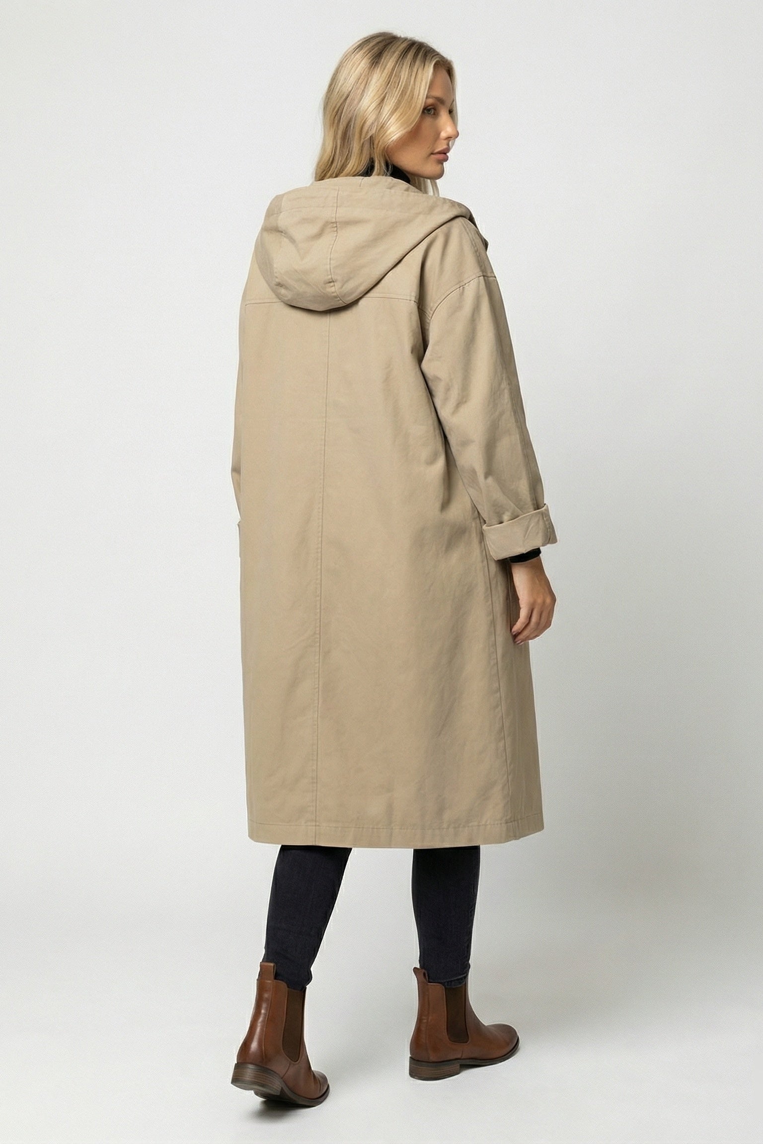 Lange Waterproof Trenchcoat voor Dames | Windproof | Isabelle