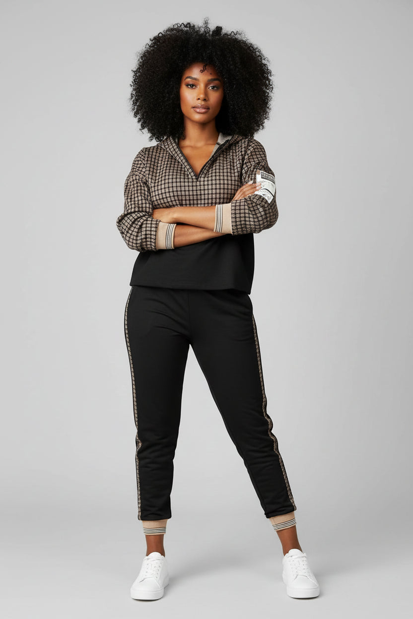Lounge Set Dames Bella - Top met Rits en Joggingbroek