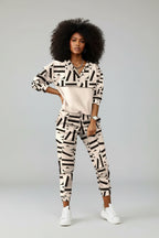 Lounge Set Dames Bella - Top met Rits en Joggingbroek