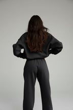 Lounge Set Dames Coralie - Ritsdetail en Zakken