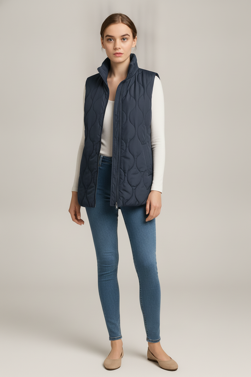 Fenella – Marineblauw – vooraanzicht