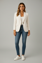 Getailleerde Blazer Dames | Stretch & Tijdloos | Marina