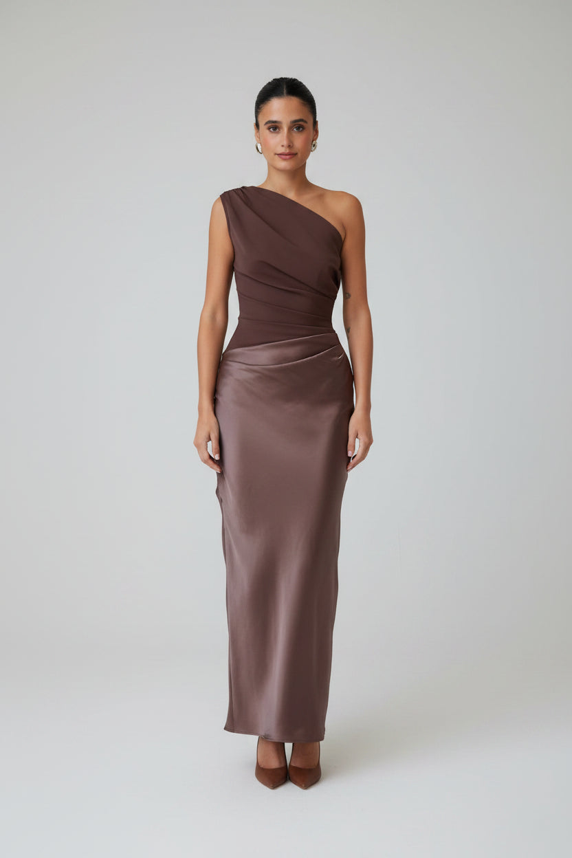 Maxi Jurk Lange Mouwen Dames | Elegant, Vloeiend & Flatterend | Nalini