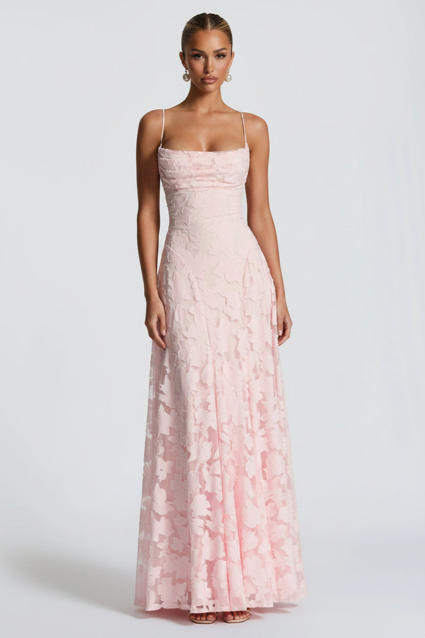 Maxi Jurk met Bloemenprint Dames | Dunne Bandjes & Romantisch | Floreva