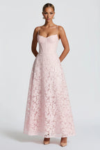 Maxi Jurk met Bloemenprint Dames | Dunne Bandjes & Romantisch | Floreva