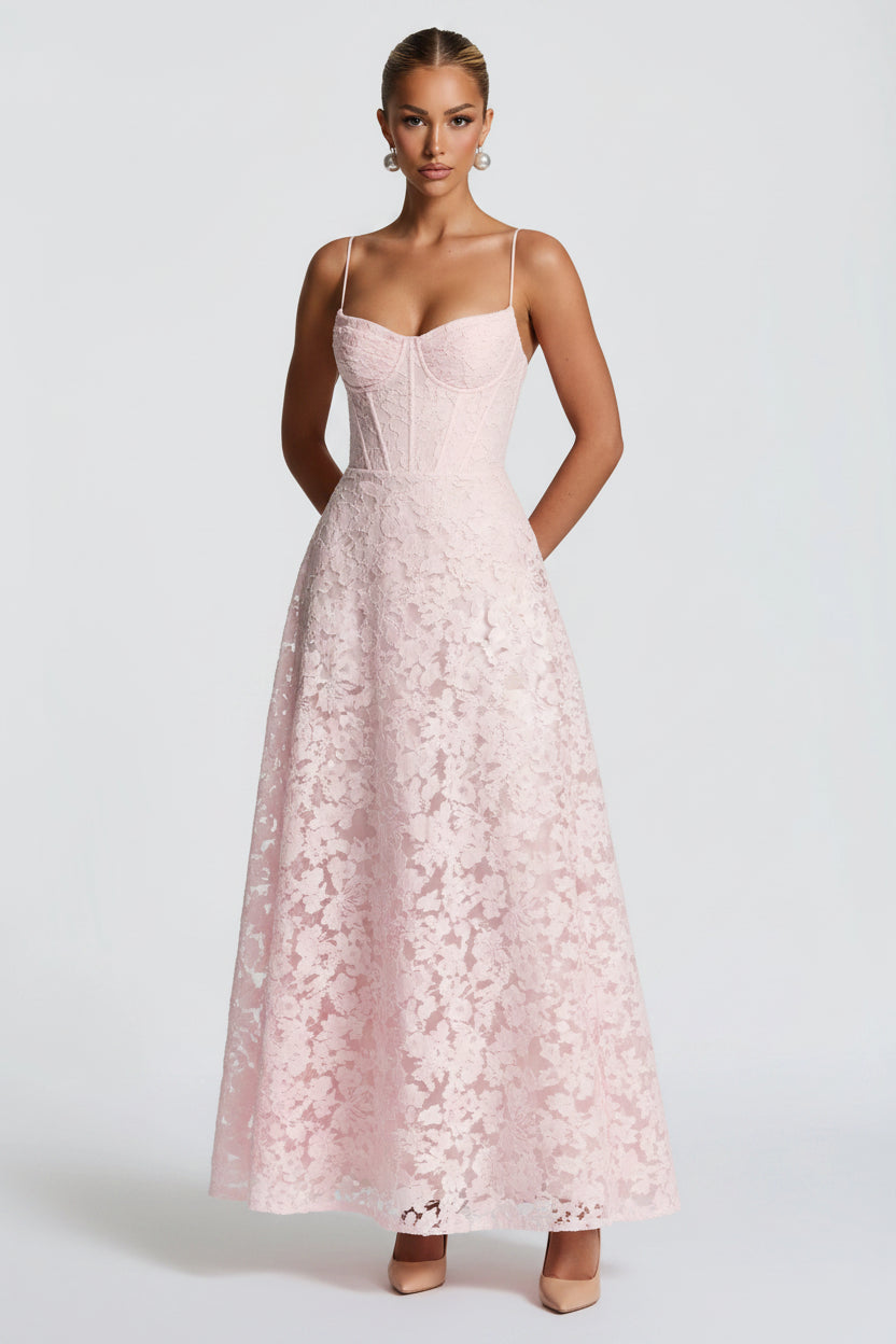 Maxi Jurk met Bloemenprint Dames | Dunne Bandjes & Romantisch | Floreva