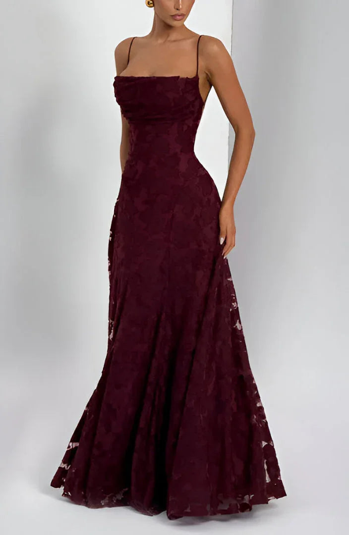 Maxi Jurk met Bloemenprint Dames | Dunne Bandjes & Romantisch | Floreva