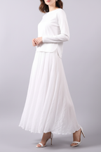 Maxi Rok Elina - Linnen Look en Boho Stijl