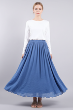 Maxi Rok Elina - Linnen Look en Boho Stijl