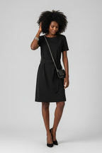Midi Jurk Dames Strikceintuur Elegant Casual | Clemence