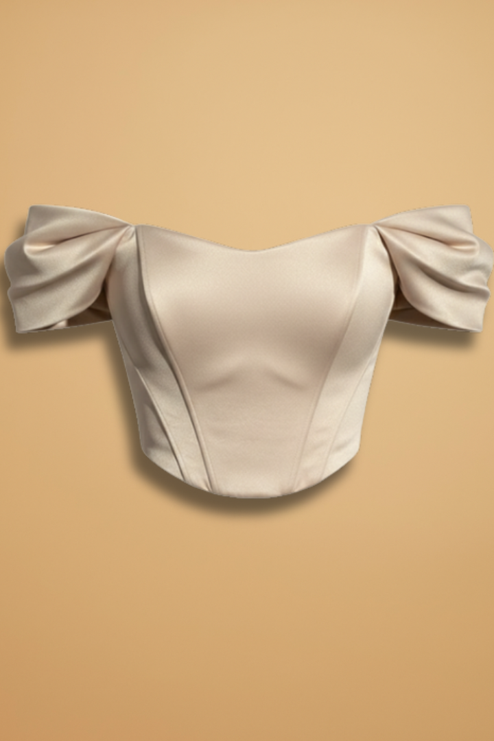 Off-Shoulder Top met Stijlvolle Halslijn Dames | Luchtig | Isadora