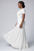 One Shoulder Maxi Avondjurk Dames Gala Elegant | Doriane