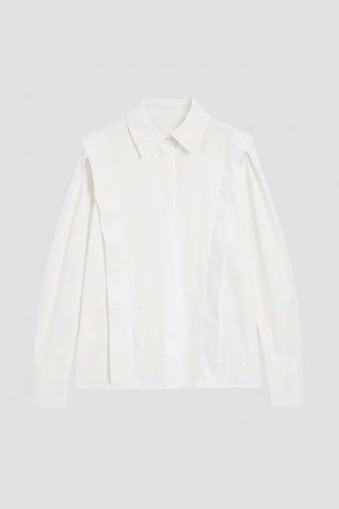 Oversized Blouse met Knoopsluiting Dames | Vierkante Snit & Veelzijdig | Careva