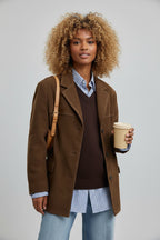 Oversized Suède Blazerjas Dames | Warm & Tijdloos | Savira