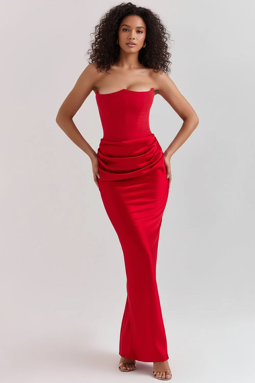 Exclusieve Maxijurk Dames | Korset & Glamour | Serena