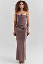 Exclusieve Maxijurk Dames | Korset & Glamour | Serena