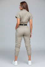 Playsuit Dames Chiara - Ritssluiting en Tailleceintuur