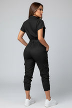 Playsuit Dames Chiara - Ritssluiting en Tailleceintuur