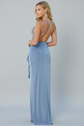 Ruffle Maxi Jurk Dames Elegant Bruiloft | Céleste