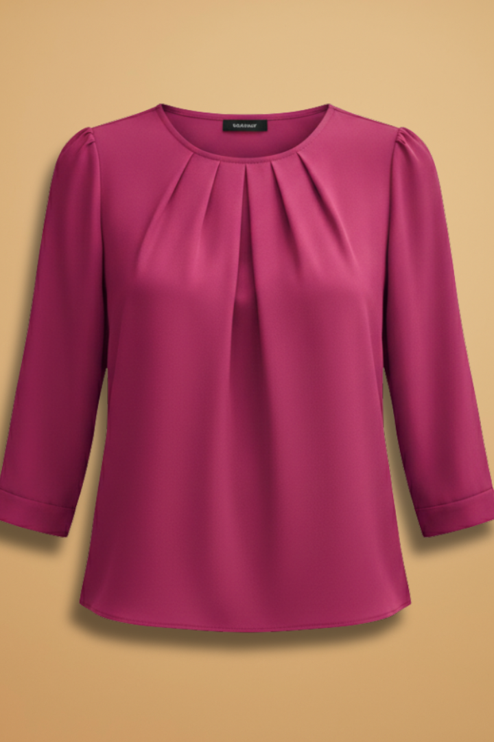 Satijnen Blouse Dames Zakelijk Elegante Blouse | Sophia