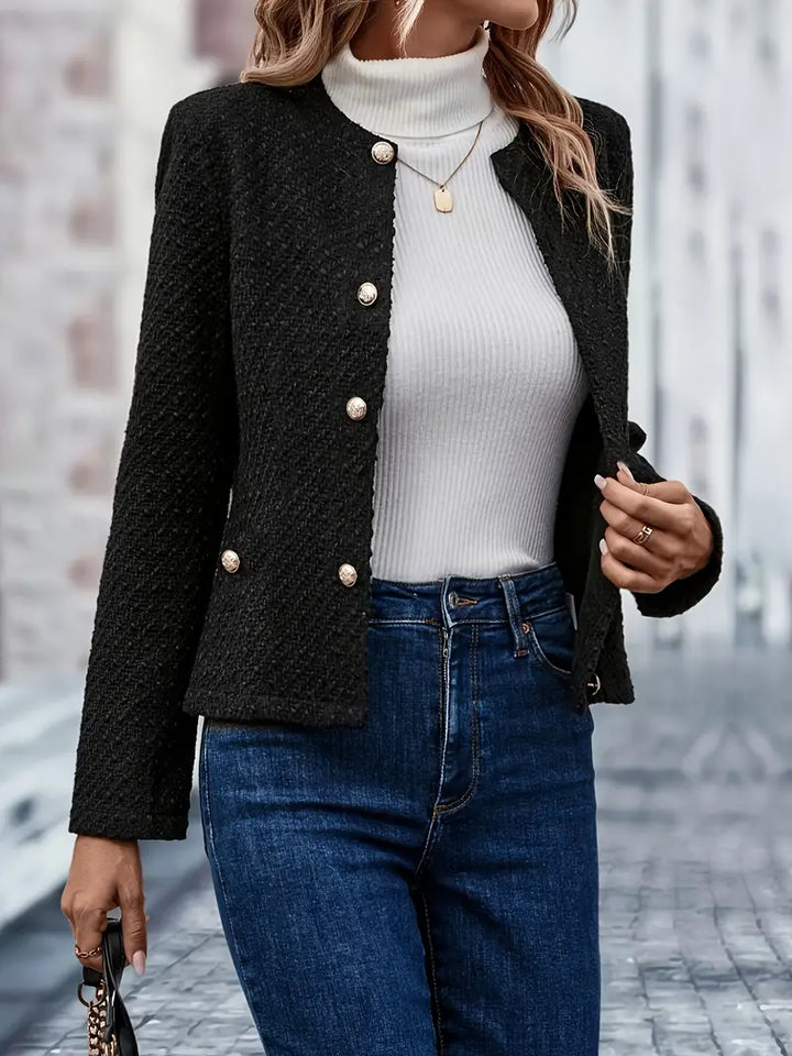Single-Breasted Blazer met Klassieke Snit voor Dames | Clarissa