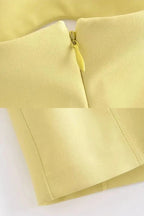 Strapless Mini Jurk met A-lijn Rok & Cutout Detail voor Dames | Alliana