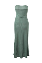 Strapless Zomerjurk Dames met Split Vakantie | Mirabelle