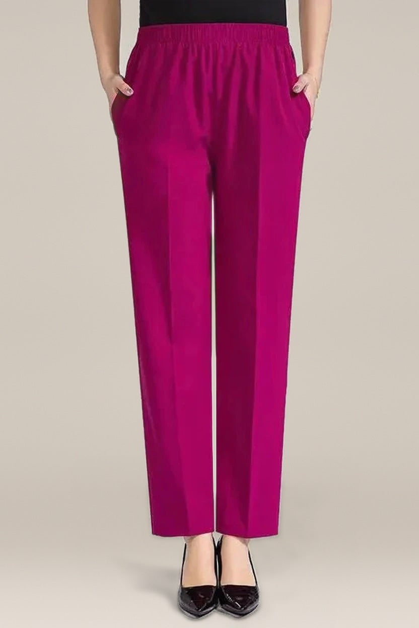 Stretch Broek Dames Zoé - Hoge Taille en Stretch Pasvorm